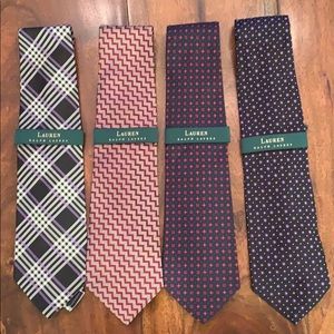 4 new Lauren ties